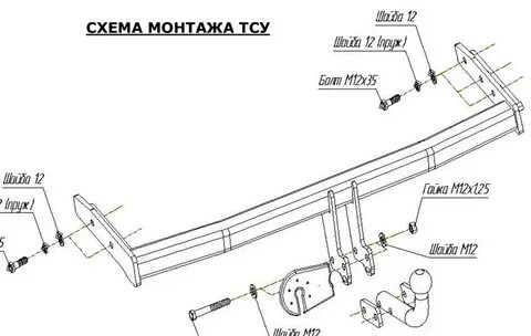 Фаркоп на ниссан альмера