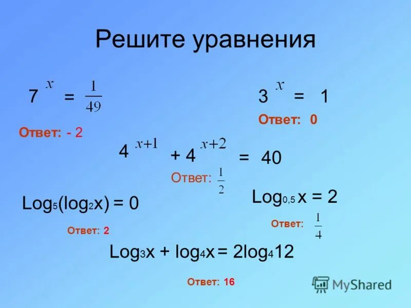 4 решить уравнение log 2x 1 2. Решение log уравнений. Решение уравнение log3(3x+2)=log3(x+4) решения. Log4(x-2)<2.