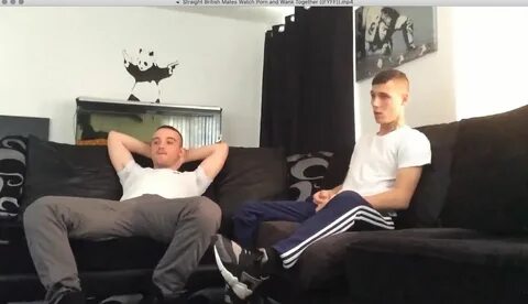 Two straight young Scally chavs wank together and cum.