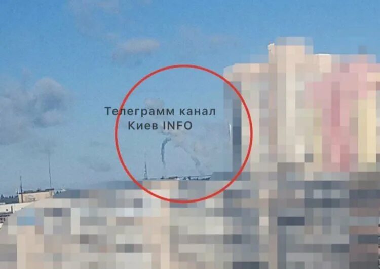 Падение ракеты в киеве. Ракета упала. что упало в киеве.