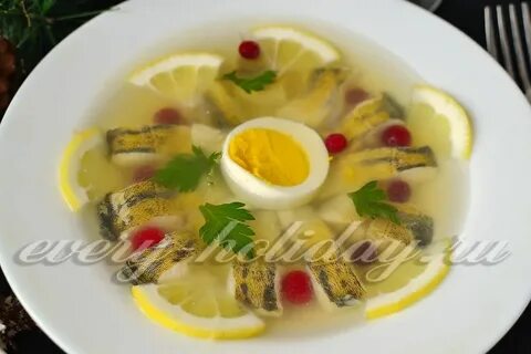 Вкусный рецепт заливного из судака