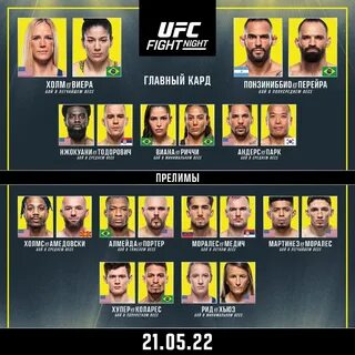 Во сколько начинается кард ufc 300