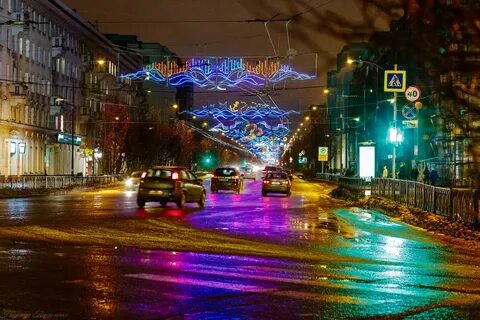 Ночной мурманск