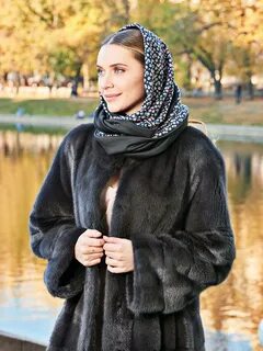 Шарф под шубу