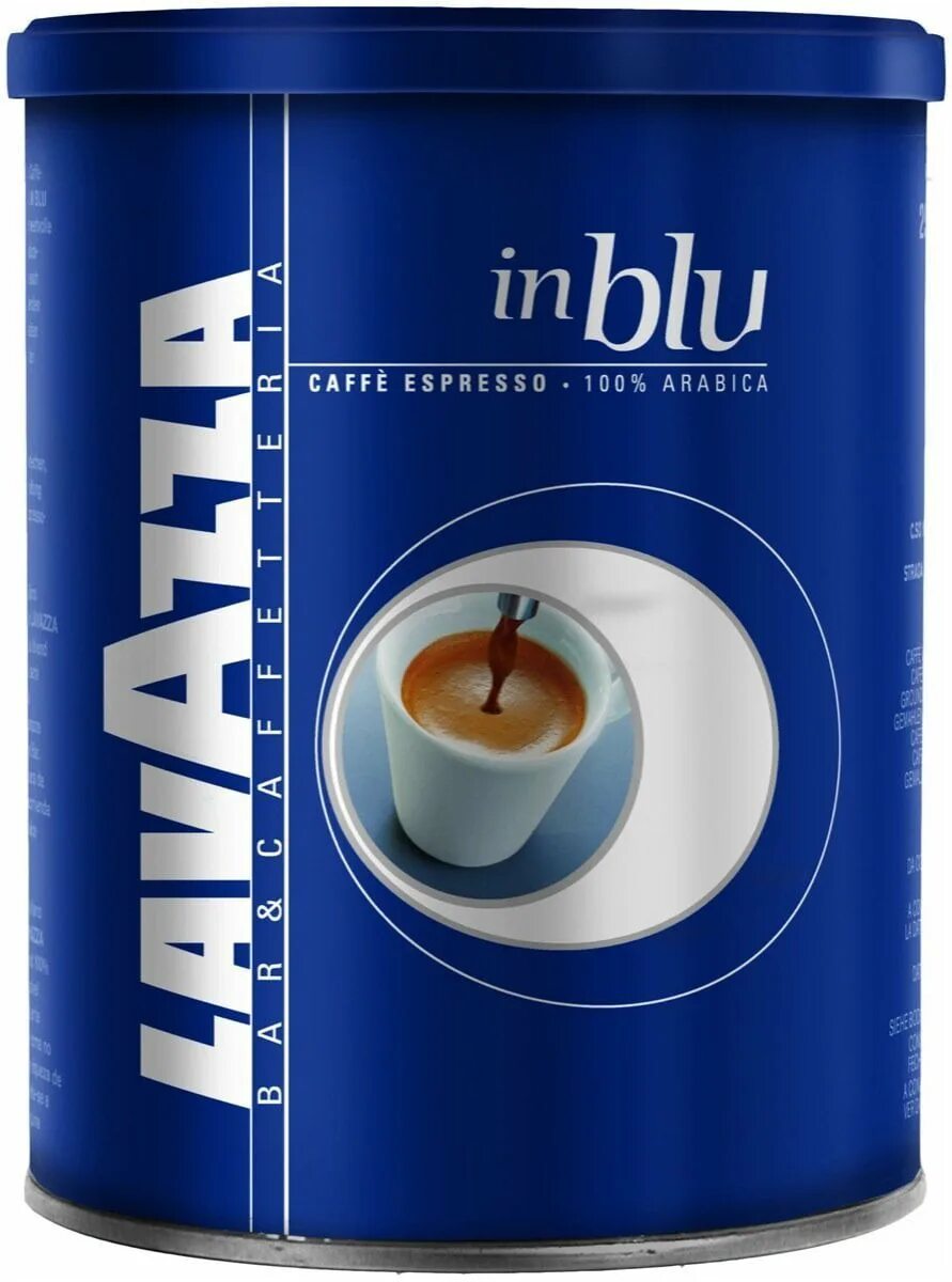 Кофе lavazza. Кофе молотый Lavazza in Blu 250 г. Кофе молотый Lavazza в банках in Blu. Лавацца кофе голубая банка. Кофе Lavazza голубой.