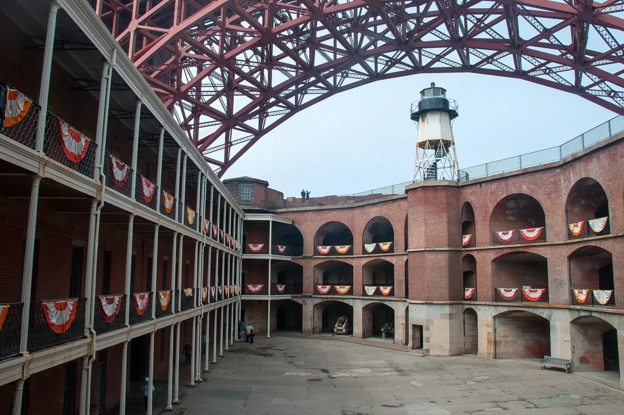 Форт поинт Сан Франциско. Fort point National historic site. Военная архитектура. Forts, аркада/.