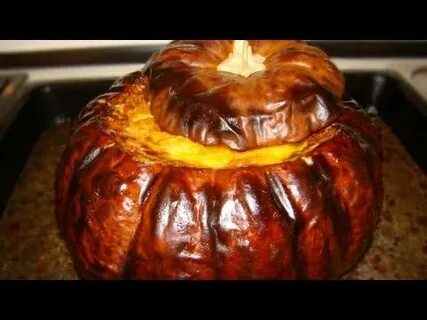 Запеченная тыква в духовке рецепт с мясом
