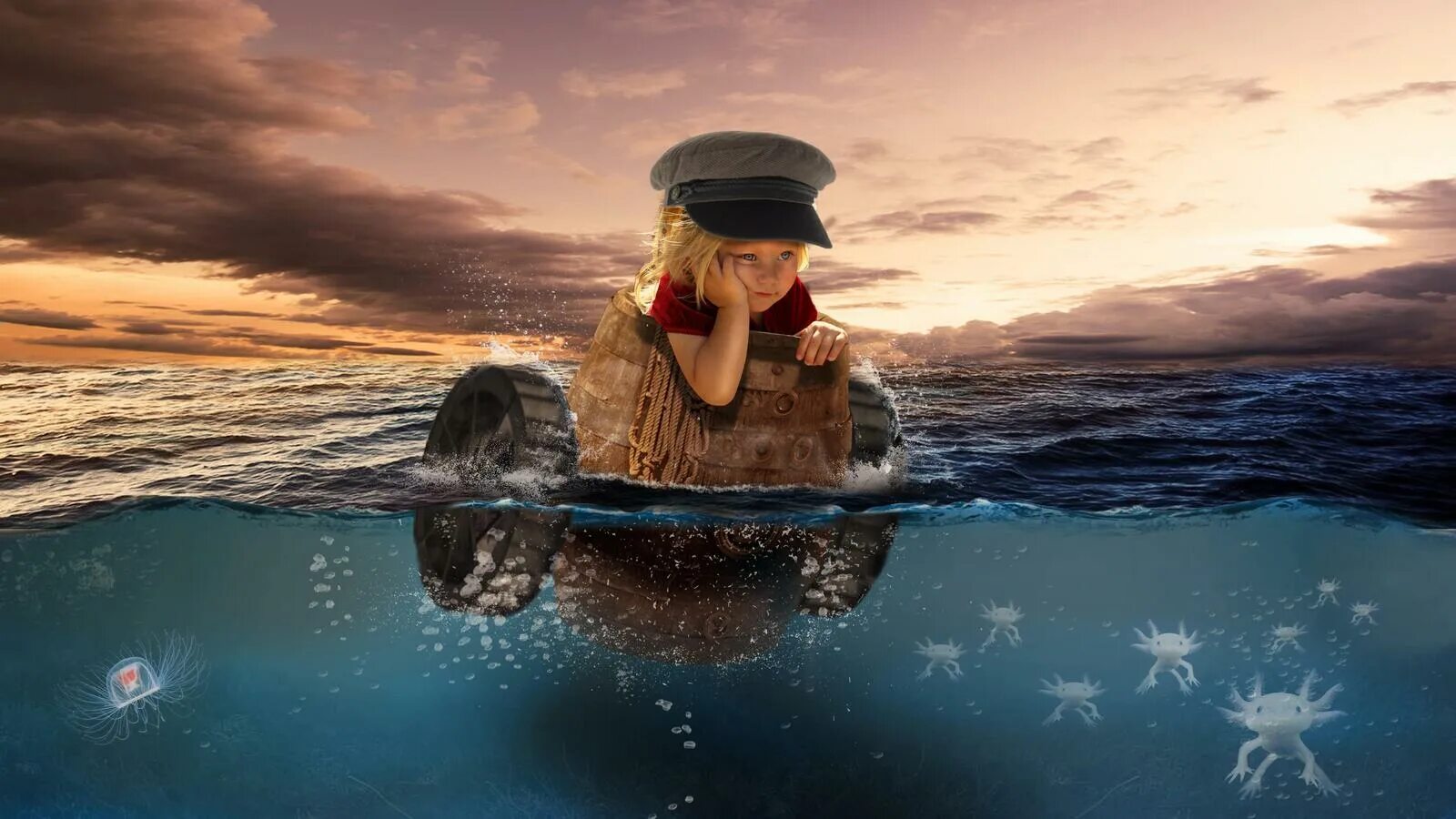 Сижу смотрю на лодки