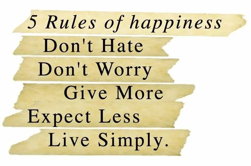 Rule 5. Rules for Happy Life. 40 Rules of Love quotes. Seven Rules of God. Five rules