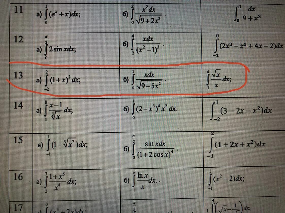 13 Интегралов. Интеграл 13 DX X. 13 Интегр. Интеграл из 13. Интеграл 13
