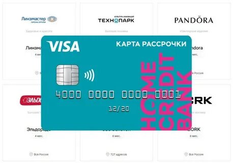 Хоум кредит карта кредитная без процентов