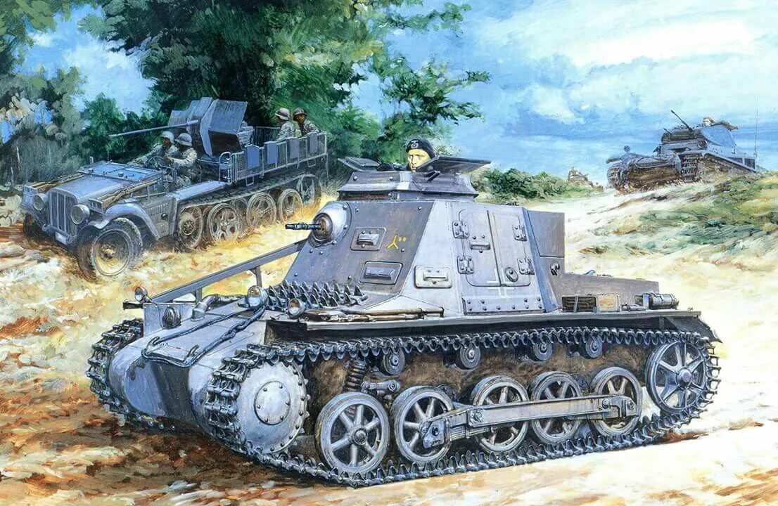 18 35 art. Танк панцер 1. Танк PZ 1. Танк панцер 2. Panzerkampfwagen 1.