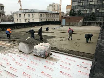 Монтаж плоской кровли москва