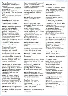 Сказки переделки с ролями