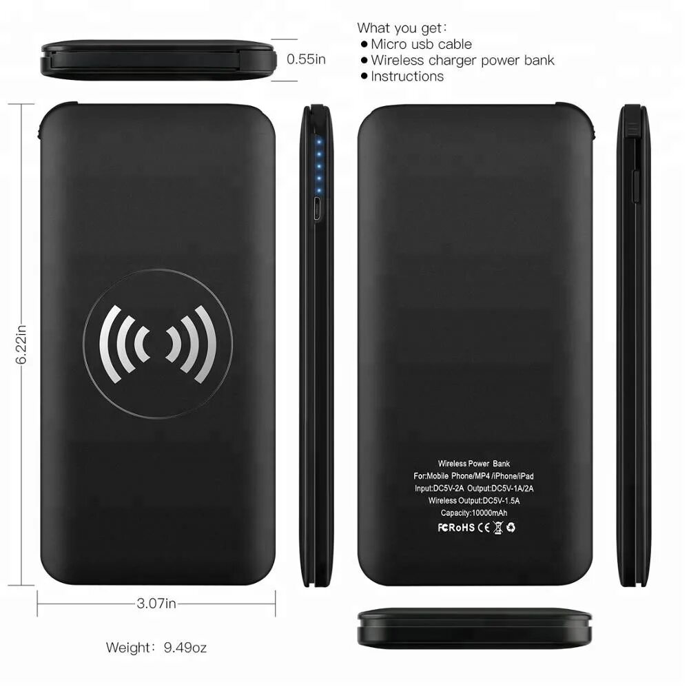 Samsung 10000 Mah с беспроводной зарядкой Dark Grey. Power Bank Remax с беспроводной зарядкой 10000mah. Wireless Charger Power Bank capacity 8000mah Type c + Lightning Калашников. Беспроводной Powerbank с 4 кабелями. Беспроводная зарядка для телефона хонор