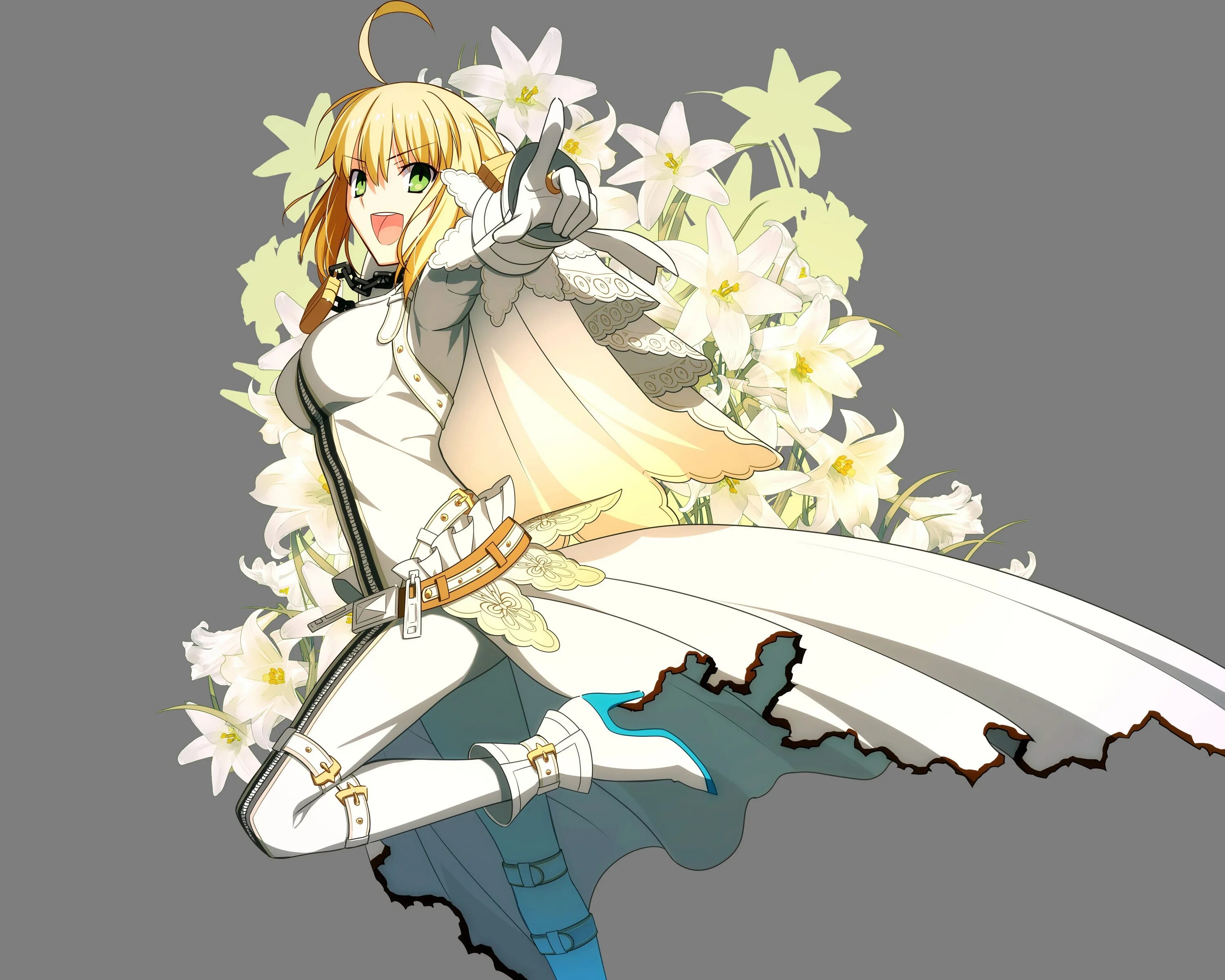 Extra flowers. Сейбер fate extra невеста. сейбер гильгамеш fate extra. сейбер и гильгамеш. elven bride аниме.
