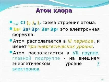 Хлор это анион. Хлор это анион