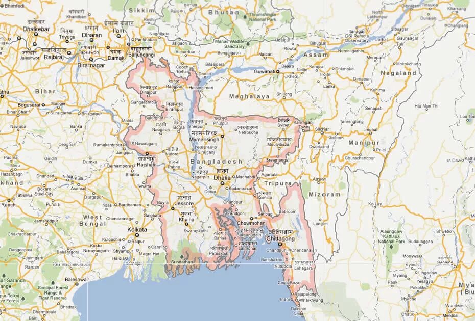 Бангладеш столица какого государства где находится. Дакка Бангладеш на карте. Бангладеш карта на русском. Бангладеш столица Дакка на карте. Народная Республика Бангладеш на карте.