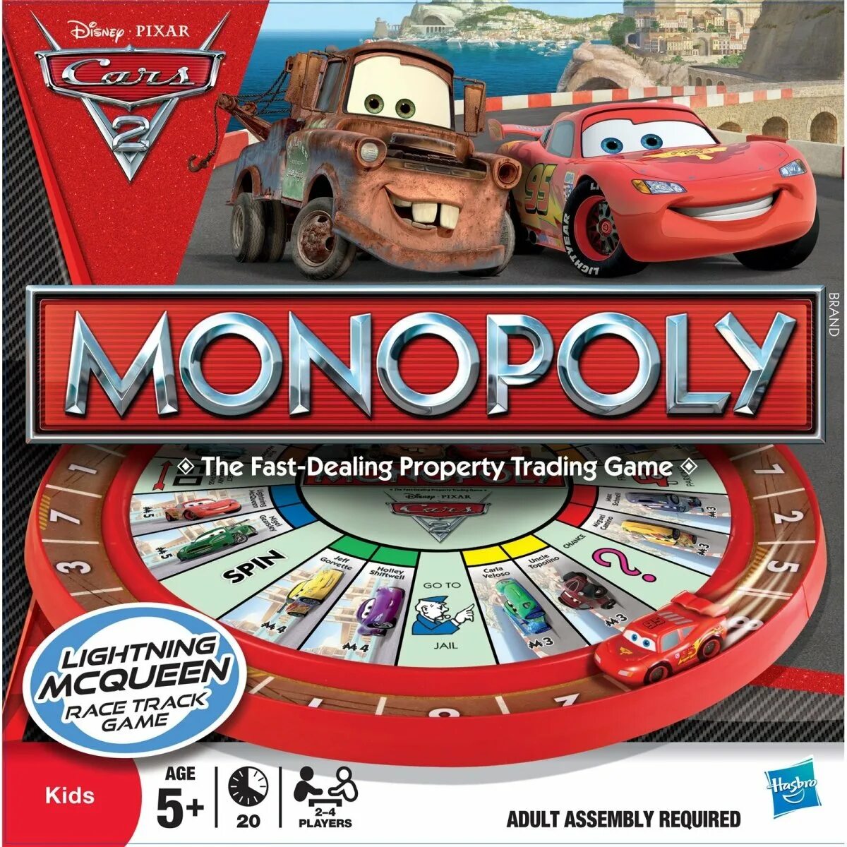 Monopoly Тачки 2. Монополия с молнией Маккуин. Игра Монополия молния Маккуин. Игра в монополию Тачки 2 Джуниор.