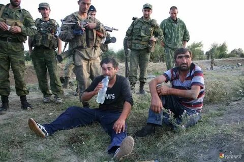 Пленный грузинский наемник
