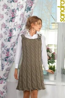 Сарафан спицами для женщин