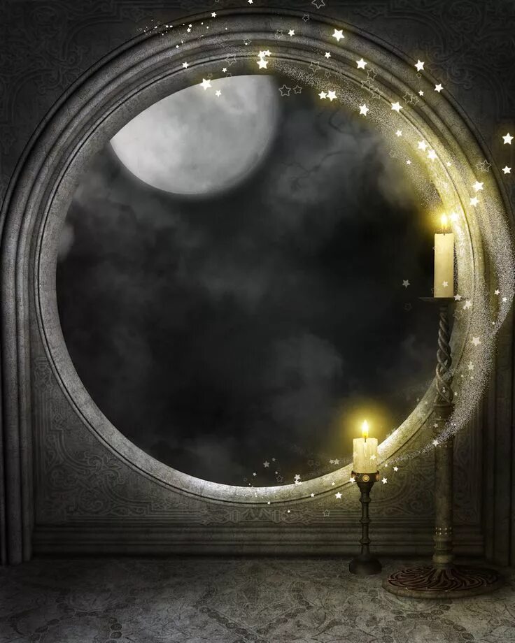 Mystery moon. Космическая арка. Мистическое окно. Мистическая рамка. Окно мистика.