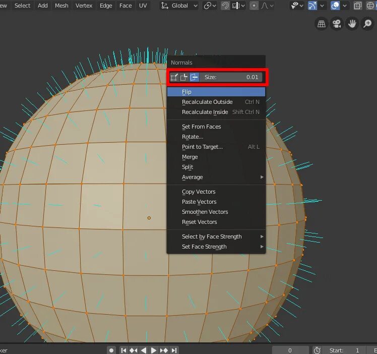 Blender overlays. Blender flip face.