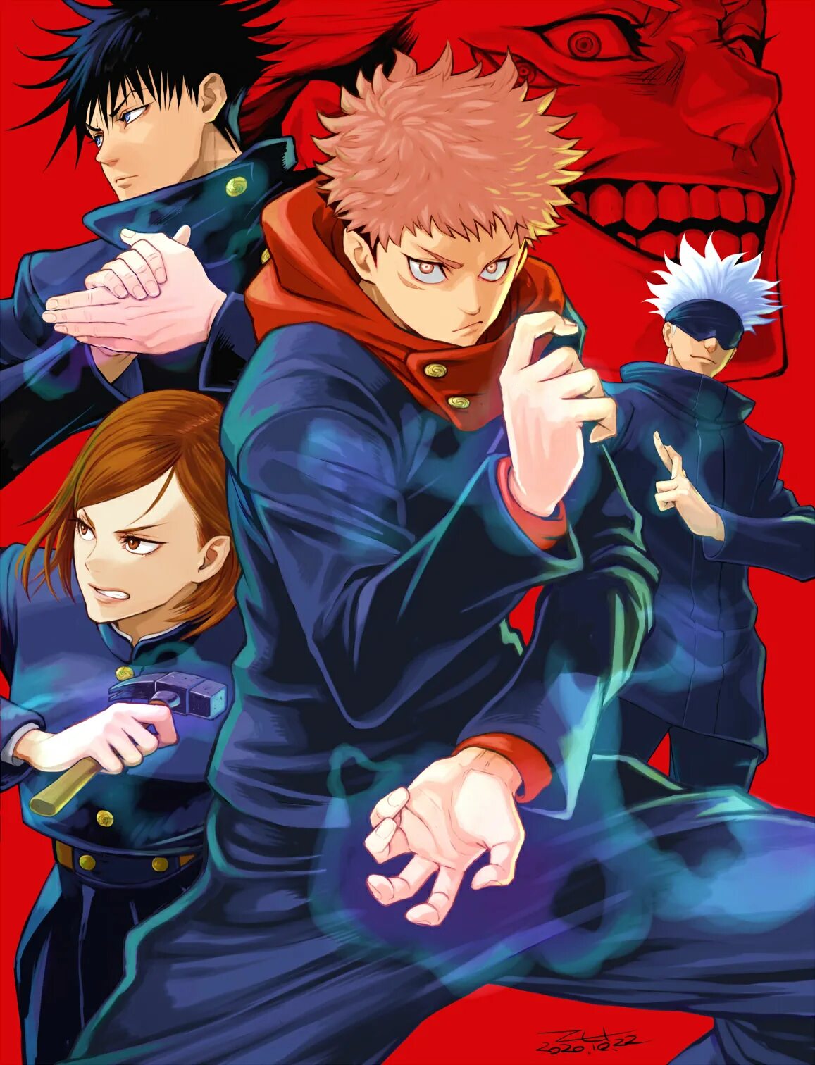 Theme image animation jujutsu kaisen