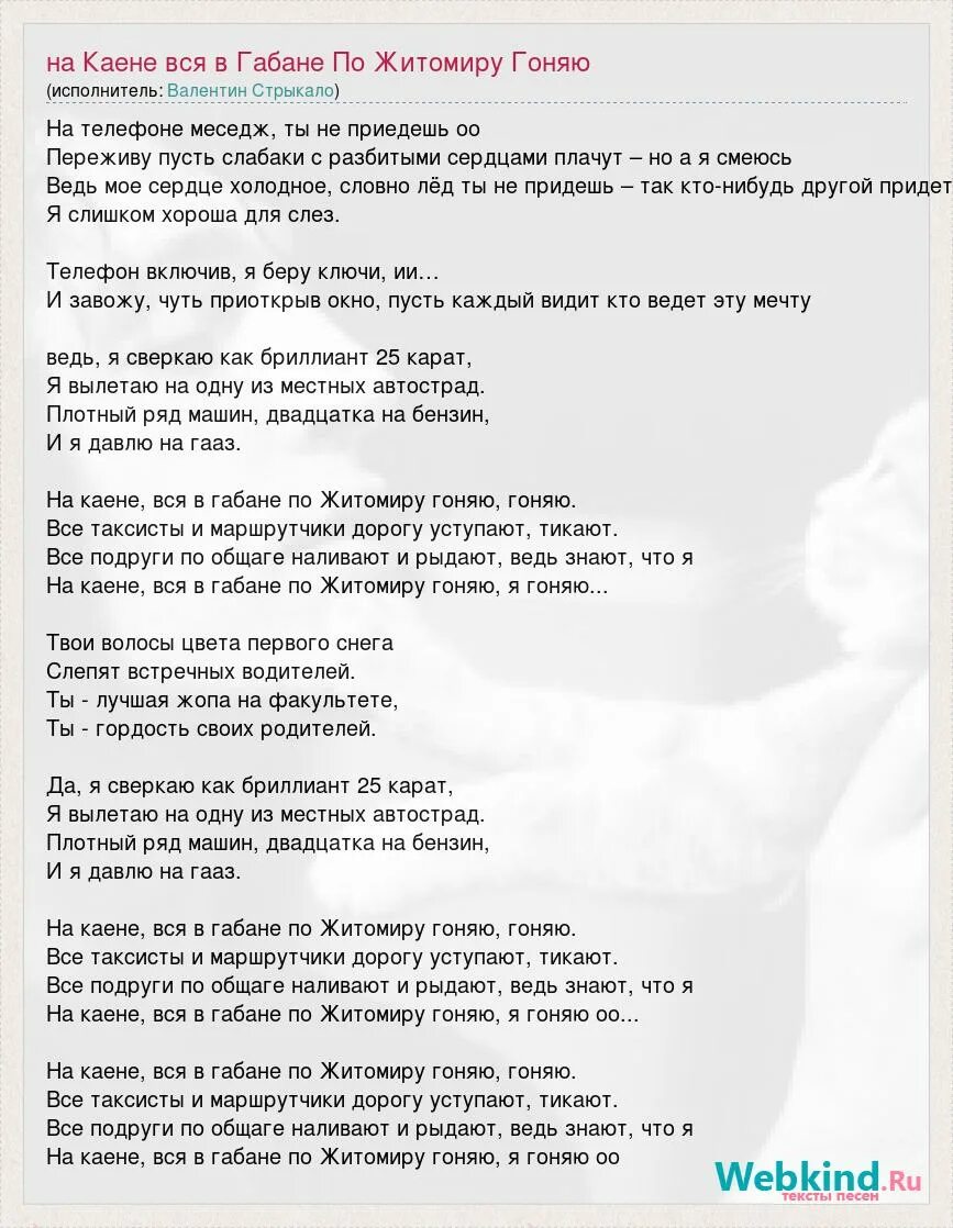 Песня разбилось мое сердце два. Текст песни Каен. По Житомиру гоняю текст. Текст песни Холодное сердце. Стрыкало Житомир текст.