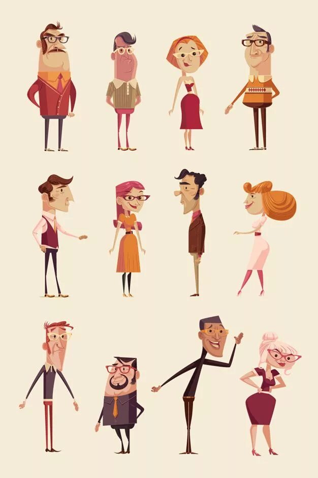 Простые векторные персонажи. Персонажи в стиле флэт. Векторные персонажи. Персонажи в иллюстраторе. Персонажи дисней и пиксар.