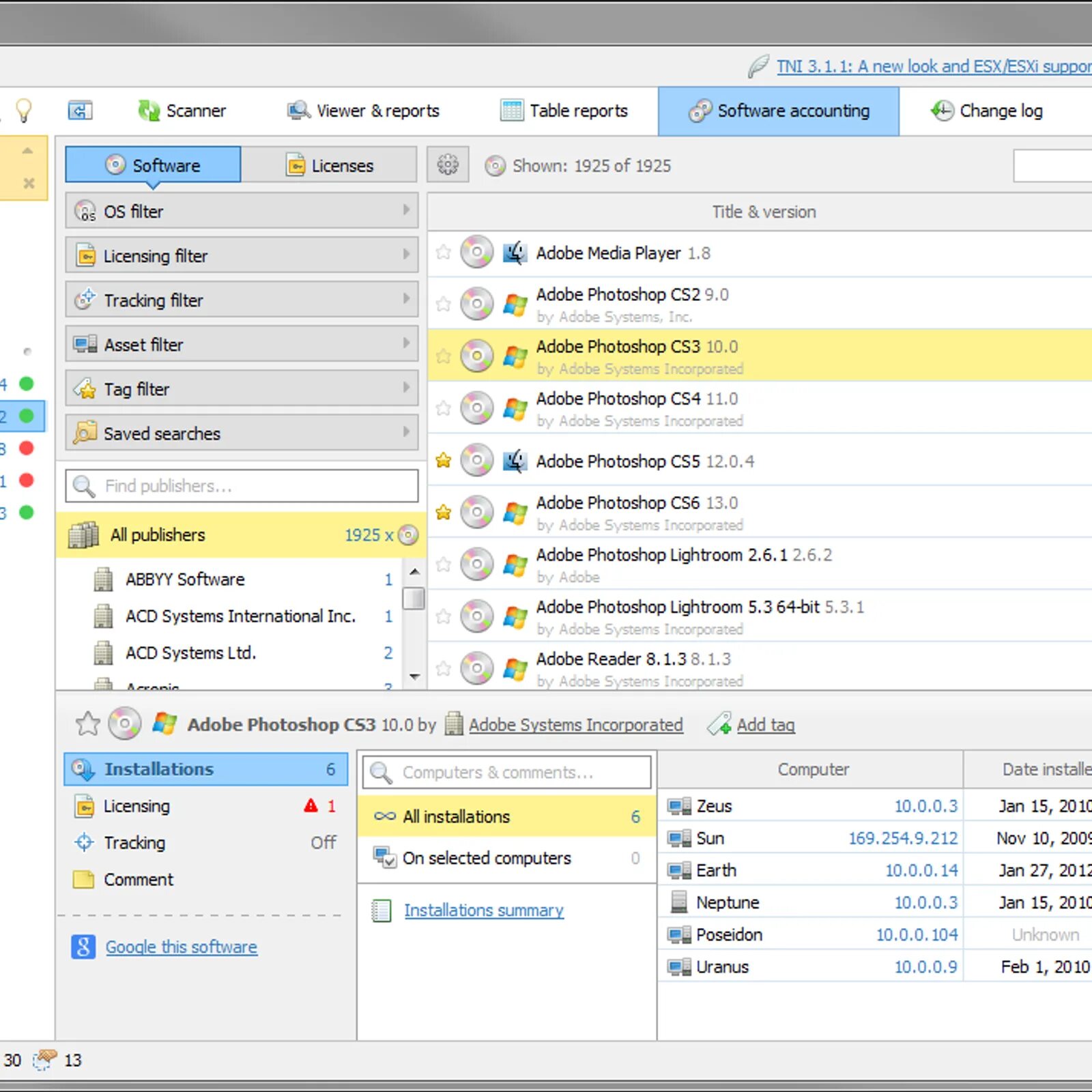 Total 1c. Total network inventory 5. total network total software deployment 3. inventory viewer 2.0. rack tables inventory software.