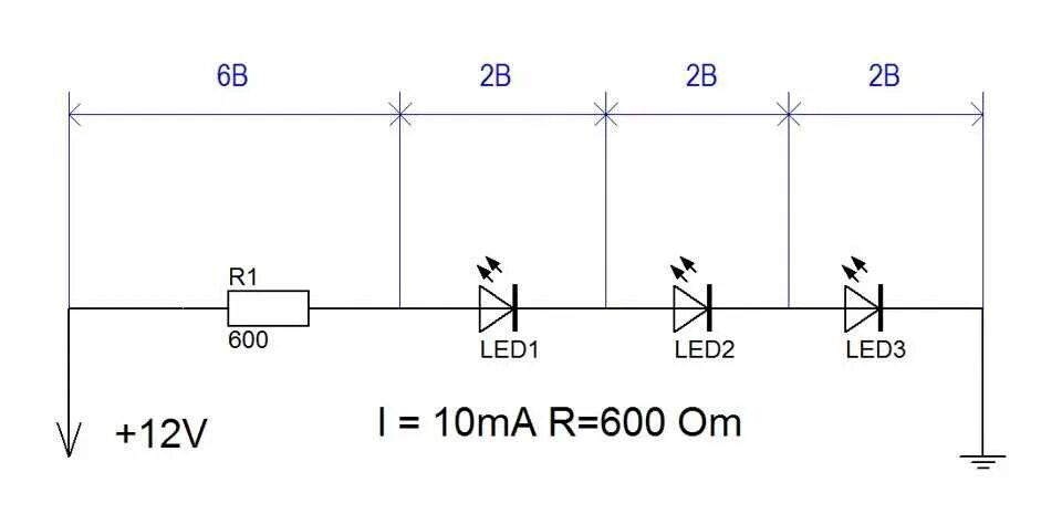 Схема подключения светодиодов 3 вольт. Схема подключения светодиодов на 5 вольт. Последовательное соединение светодиодов на 12 вольт. Схема подключения светодиодов к 12 вольт. Подключение через диод