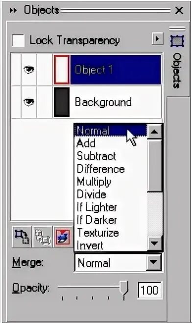 Object merge. Object merge