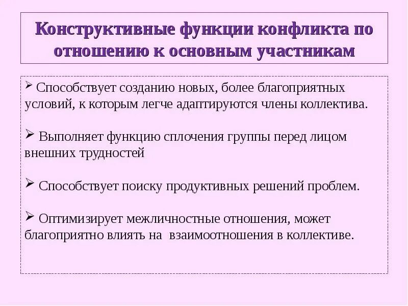 4 функции конфликта. Конструктивные функции конфликта. Конструктивные функции конфликта конструктивные функции конфликта. Функции конфликта по отношению к основным участникам. Конструктивные функции конфликта по отношению к основным участникам.