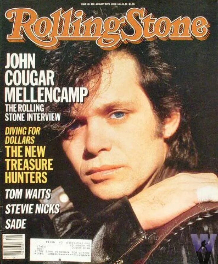 Rolling Stone Magazine 1986. Джон Кугар Мелленкамп. John cougar Mellencamp - John cougar (1979). Фото John cougar Mellencamp.