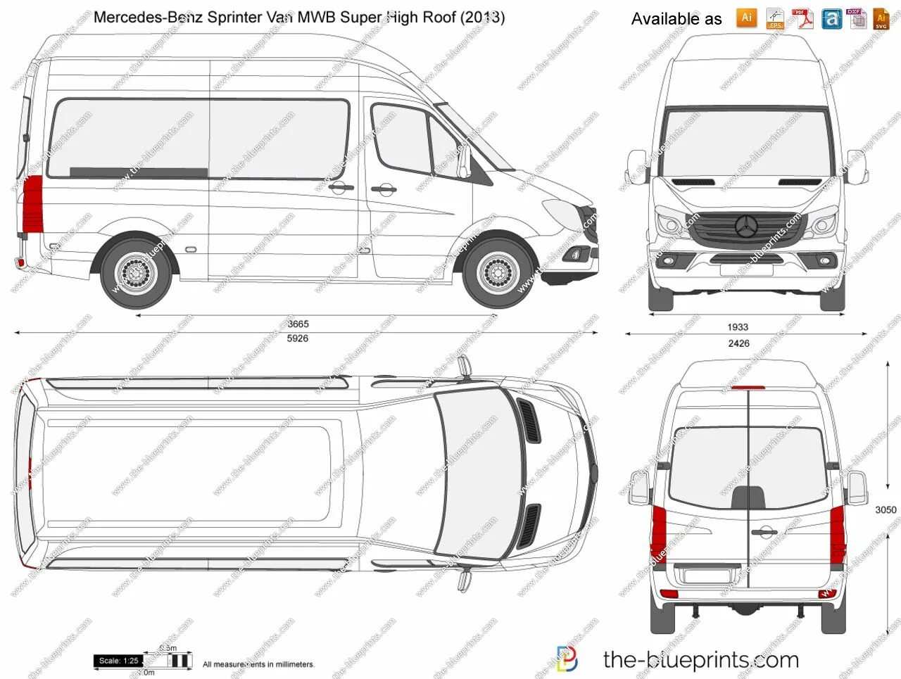 Спринтер ширина. Mercedes-benz sprinter 311 чертеж. габариты мерседес спринтер 311. mercedes-benz 311 cdi чертеж. мерседес спринтер классик габариты.