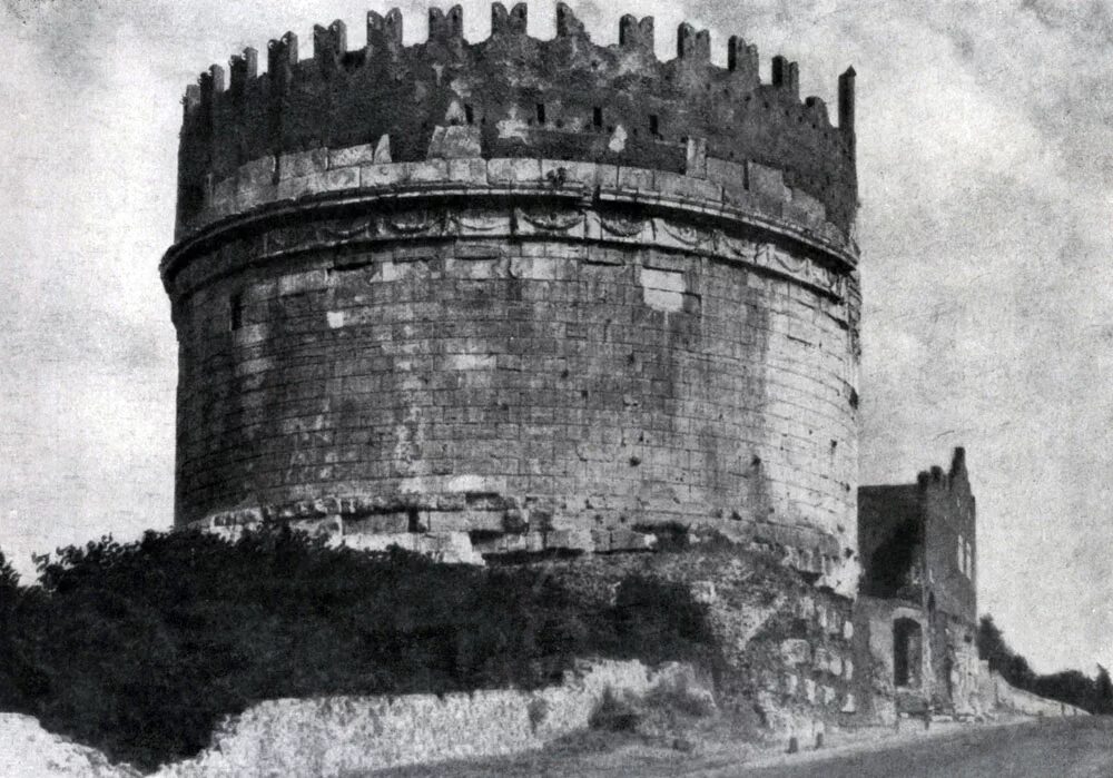 гробница цецилии метеллы в риме. гробница цецилии метеллы на аппиевой дороге. до н. гробница цецилии метеллы в риме. гробница цецилии метеллы.