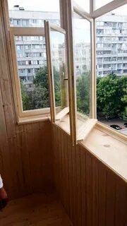 Деревянные рамы на балкон