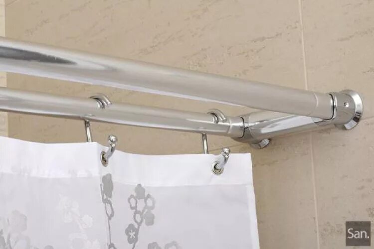 Карниз Bath Plus KSS-DBL-02 двойной 120-220cm Chrome. Карниз Bath Plus KSS-DBL-01 2двойной 120-220cm. Штанга двойная раздвижная для штор и полотенец vd8025-SS. Телескопический карниз распорка 3м-4м. Труба для ванны для шторки