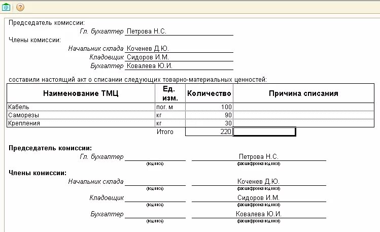 Акт списания материальных ценностей образец. Форма акта на списание материальных ценностей. Бланк акта списания материальных ценностей образец. Типовой акт списания материальных ценностей.