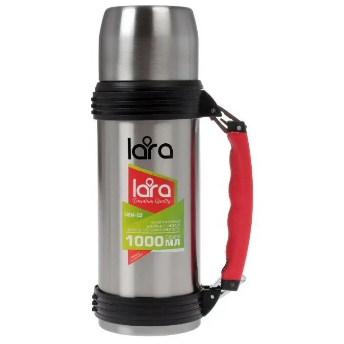 Lara lr04. Термос lara lr04-02. термос lara lr04-02 сталь (1.0л,двойные стенки,крышка-стаканчик). lara термос lara lr04-17 1,2л.. термос greys qes-004.