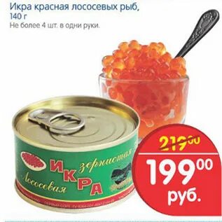 Икра акции магазинов