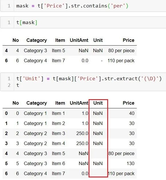 Pandas найти строку. Python pandas вывести столбец. str.extract.