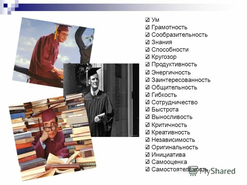 ваши знания возможности