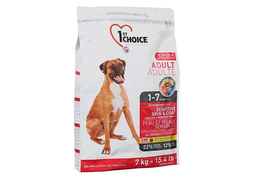 Корм для собак 7 кг. 1st choice sensitive skin&amp;coat adult lamb&amp;fish для щенков. корм 1st choice sensitive skin&amp;coat adult lamb&amp;fish. premium sensitive adult all breeds сухой корм. 1st choice для собак гипоаллергенный для щенков.
