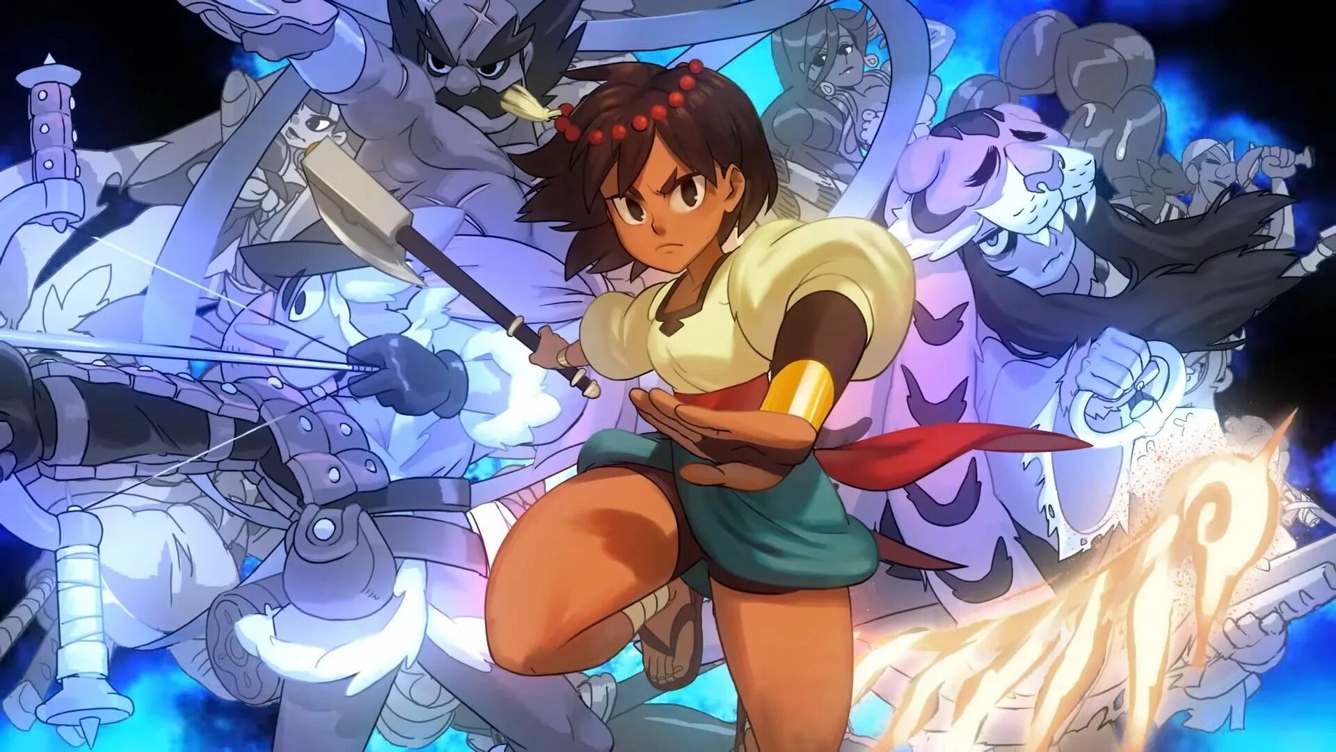 Lab zero. Игра indivisible. lab zero games indivisible. indivisible (ps4). indivisible зебей.