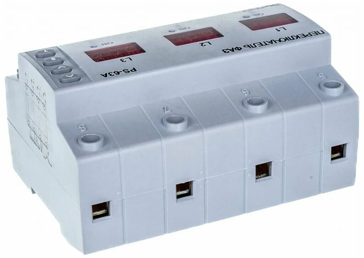 переключатель фаз автоматический трехфазный ps63. Digitop ps-63a. переключатель фаз digitop ps-63a. Ps 63. Digitop ps-63a.