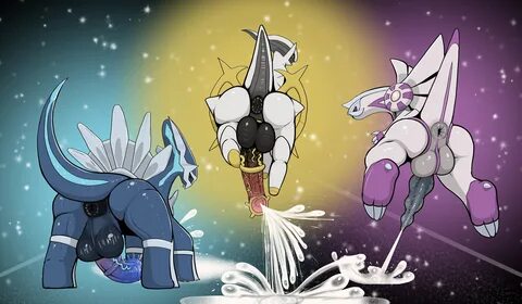 rapistwerewolf, arceus, dialga, palkia, nintendo, absurd res, digital media...