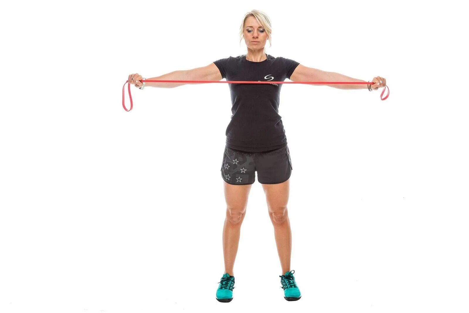 Pull exercises. Band pull apart упражнение. banded pull aparts. shoulder blade squeeze. hand&#039;s width apart.