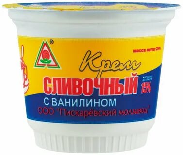 Сливочный крем в упаковке